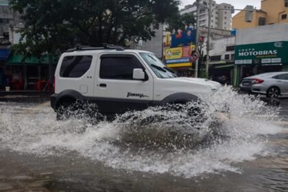 Chuva causa pontos de alagamentos e queda de árvore no Rio