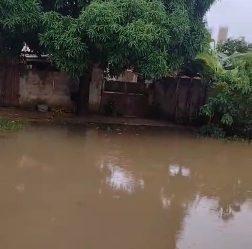 Moradores do Novo Jockey, em Campos, voltam a sofrer com alagamentos causados pela chuva
