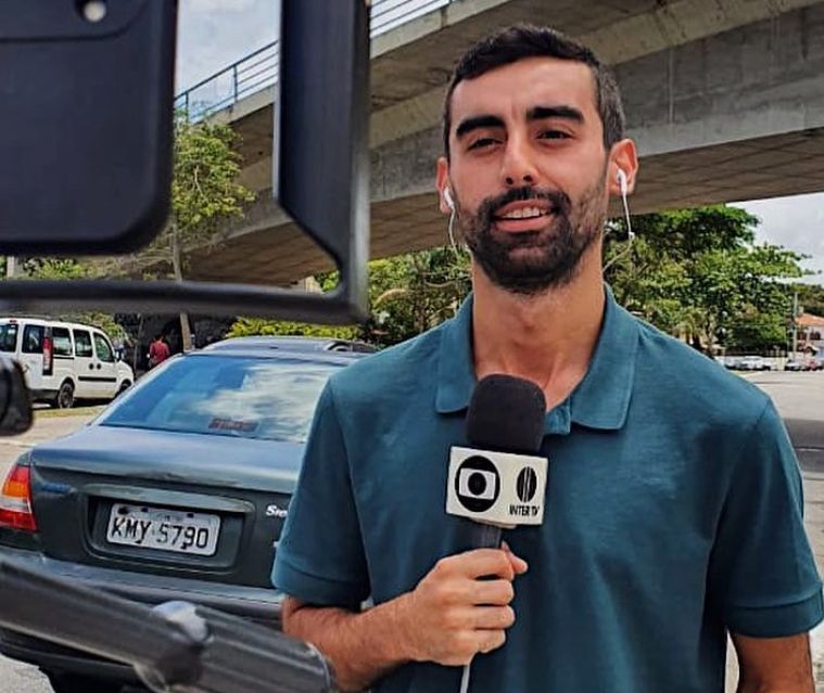Repórter da InterTV é agredido durante reportagem