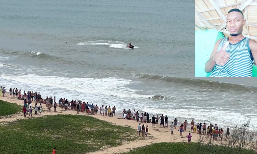 Corpo do jovem que desapareceu no mar de Farol é encontrado pelos bombeiros