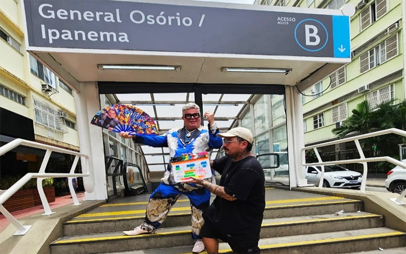Carnavalesco Milton Cunha será a voz do Metrô do Rio durante o carnaval