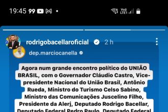 Rodrigo Bacellar chega com prestígio ao União Brasil