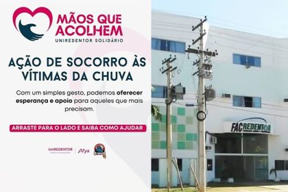 Universitário Redentor, em Itaperuna, atende aos afetados pela chuva na região