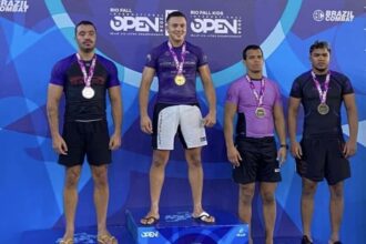 Atleta de São João da Barra conquista 1º lugar Internacional Rio Fall NOGI