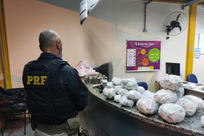Homem que transportava grande quantidade de drogas e armas do Rio para Cabo Frio é preso pela PRF na BR-101