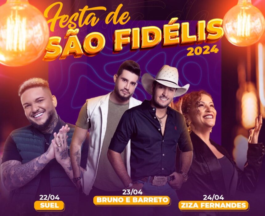 Divulgada a programação da tradicional Festa de São Fidélis
