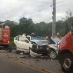 Homem morre em grave acidente entre dois carros na Estrada Nova, em São João da Barra