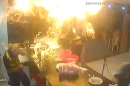 Vítima ferida em explosão de restaurante tem alta