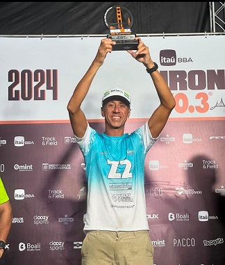 Christiano Abreu Barbosa conquista segundo lugar no Ironman Floripa