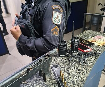 Submetralhadora é apreendida em Bom Jesus do Itabapoana
