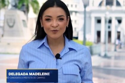 Em inserção do União Brasil, Delegada Madeleine dispara: “Cidade tem que ter transporte, saúde e autoridade”