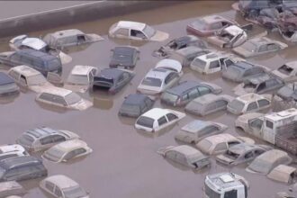 RS: Com mais de 90% da cidade alagada, Eldorado do Sul tem ‘cemitério de carros’