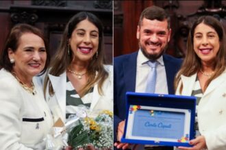 Carla Caputi recebe moção honrosa da Alerj