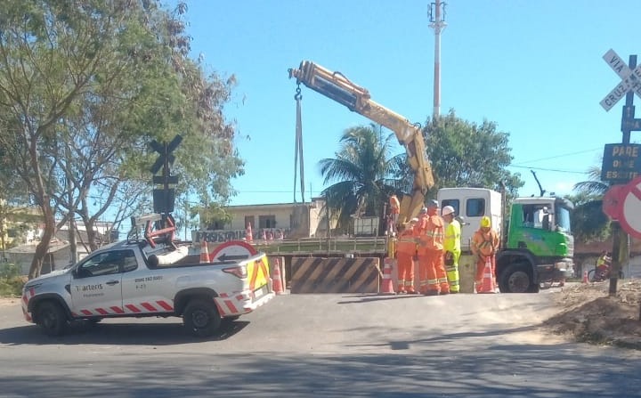 BR-101 com mudança no trânsito em Guarus