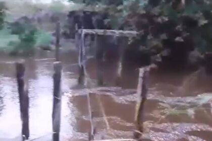 Ilhados mais uma vez: sem construção de passarela, crianças não conseguem ir para a escola após chuva atingir região do Imbé, em Campos