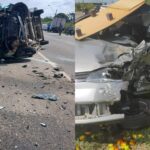 Dez pessoas ficam feridas após van de passageiros capotar na rodovia Campos-Farol