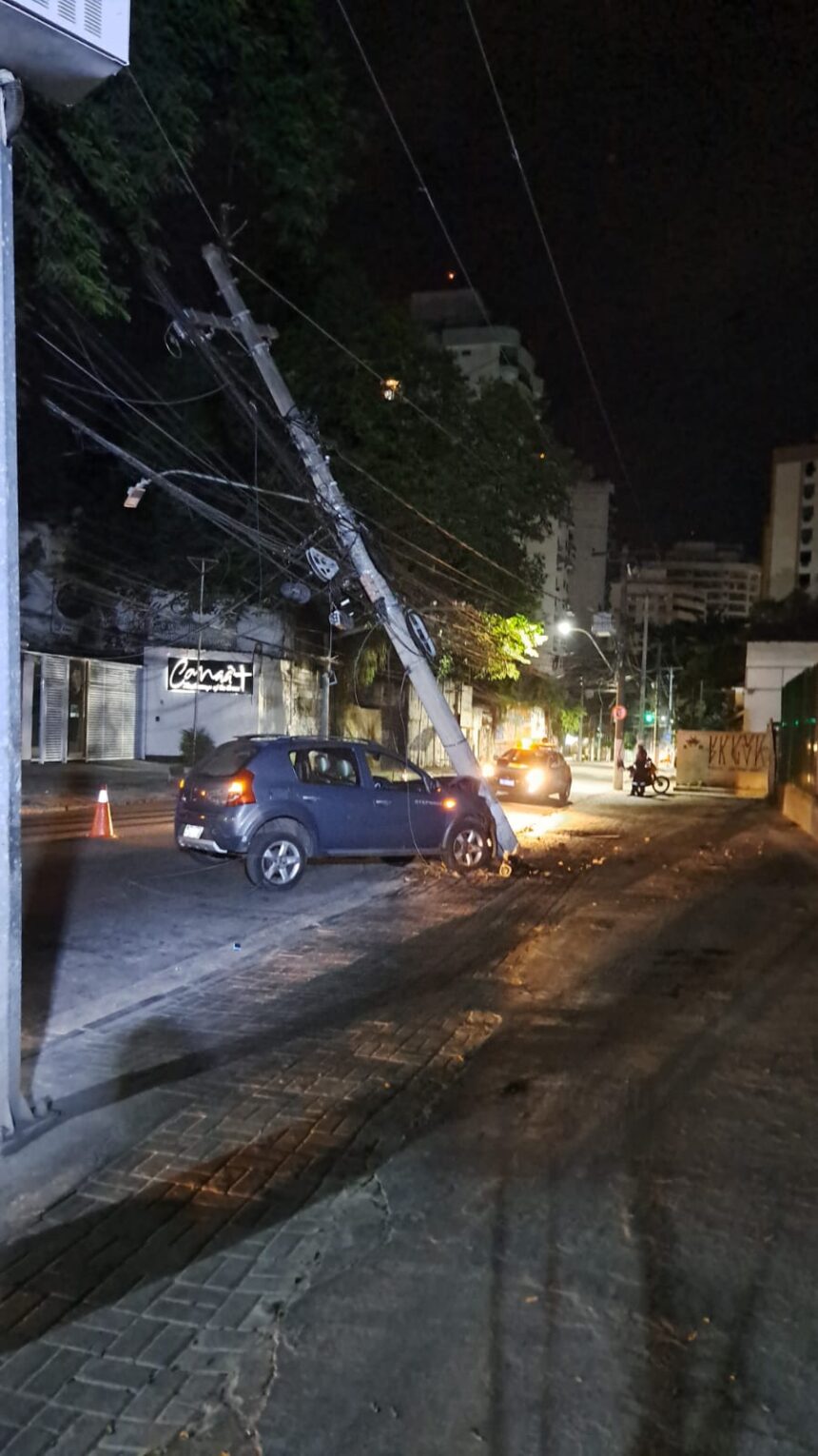 Campos está entre as três cidades do Estado do Rio que mais registraram acidentes com postes em 2024