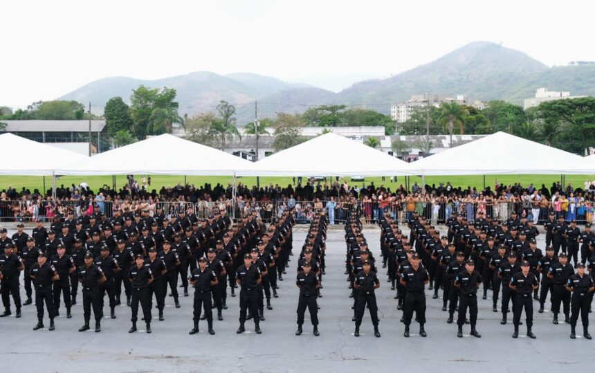 Cerimônia marca formatura de 146 novos soldados da Polícia Militar do Rio de Janeiro