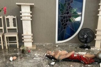 Homem suspeito de destruir imagem sacra de São Sebastião é intimado pela Polícia Civil