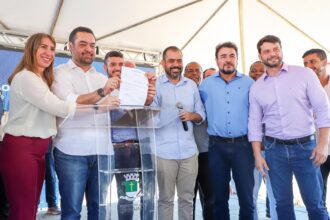 Cláudio Castro e Fátima Pacheco autorizam início de obra de R$ 12 milhões em Quissamã 