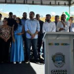 Ao lado de Bacellar, Cláudio Castro inaugura obras no Norte Fluminense