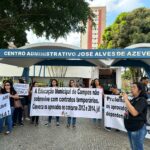 Representantes do SEPE protocolam documento na Prefeitura de Campos cobrando convocação de concursados
