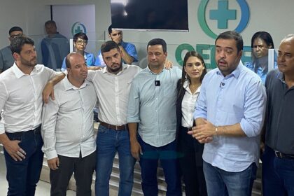 Castro e Bacellar vistoriam obras de unidade de saúde em Italva