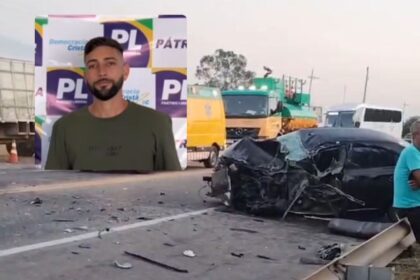 Pré-candidato a vereador em SFI que se envolveu em acidente com caminhão na BR-101 morre no Hospital Ferreira Machado, em Campos