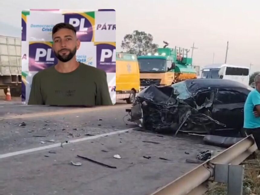 Pré-candidato a vereador em SFI que se envolveu em acidente com caminhão na BR-101 morre no Hospital Ferreira Machado, em Campos