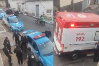 Homem é agredido por moradores após bater em mulher na cidade de São Fidélis