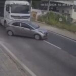 Imagens impactantes mostram momento de acidente entre carro e carreta, em Campos