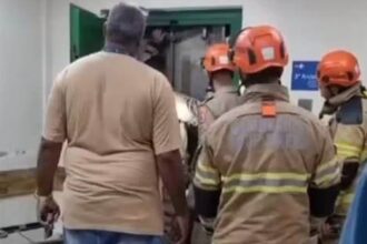 Três elevadores despencam e deixam dois mortos e um ferido