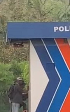 Cabine da PM é furtada por criminosos