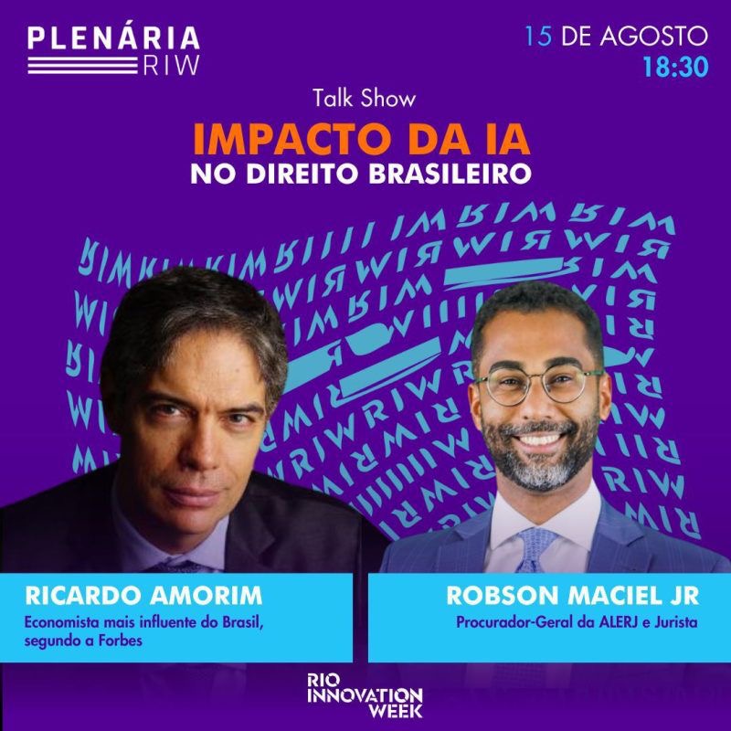 Procurador-geral da Alerj, Robson Maciel Jr., debate sobre uso da Inteligência Artificial no Direito