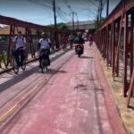 Após série de reportagens do Manchete RJ e reclamações de motociclistas, Prefeitura de Campos retira tinta escorregadia da Ponte Barcelos Martins