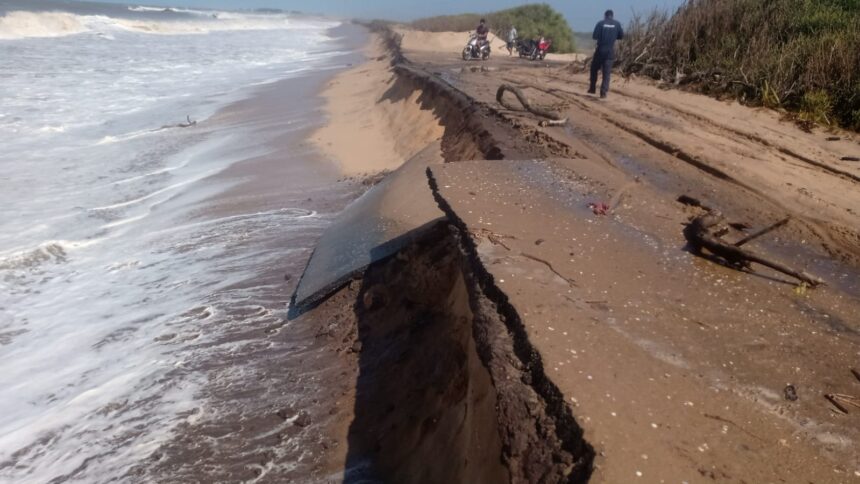 Defesa Civil interdita estrada que liga Farol a Barra do Furado