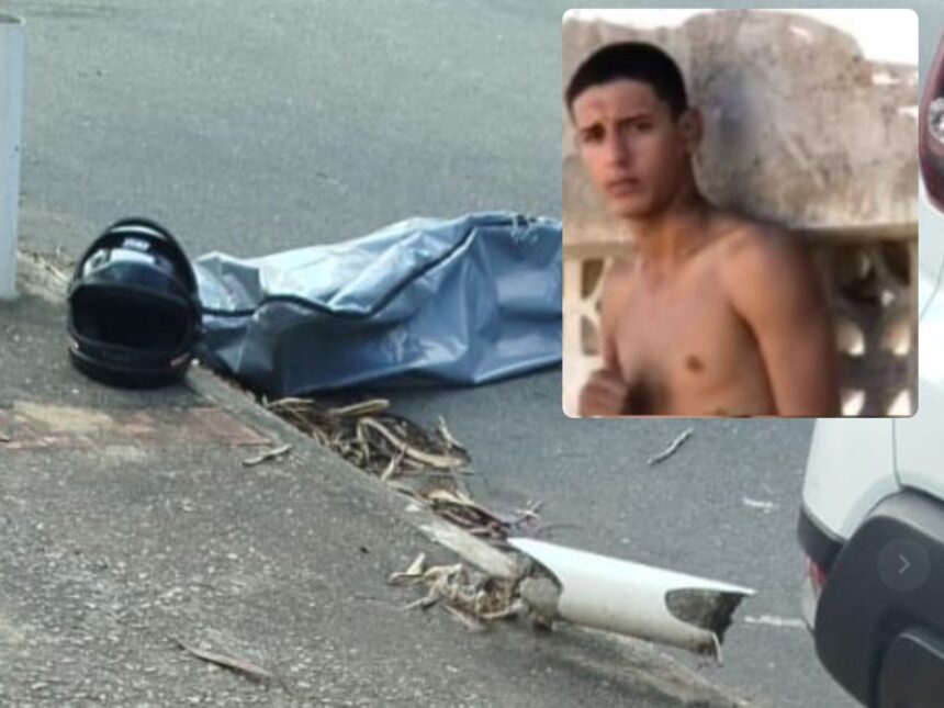 Identificado jovem de 19 anos que morreu em acidente de moto, em Campos