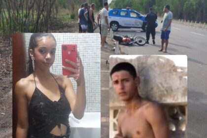 Jovem que acompanhava motociclista vítima fatal de acidente em Campos está grávida e segue internada em estado grave no HFM