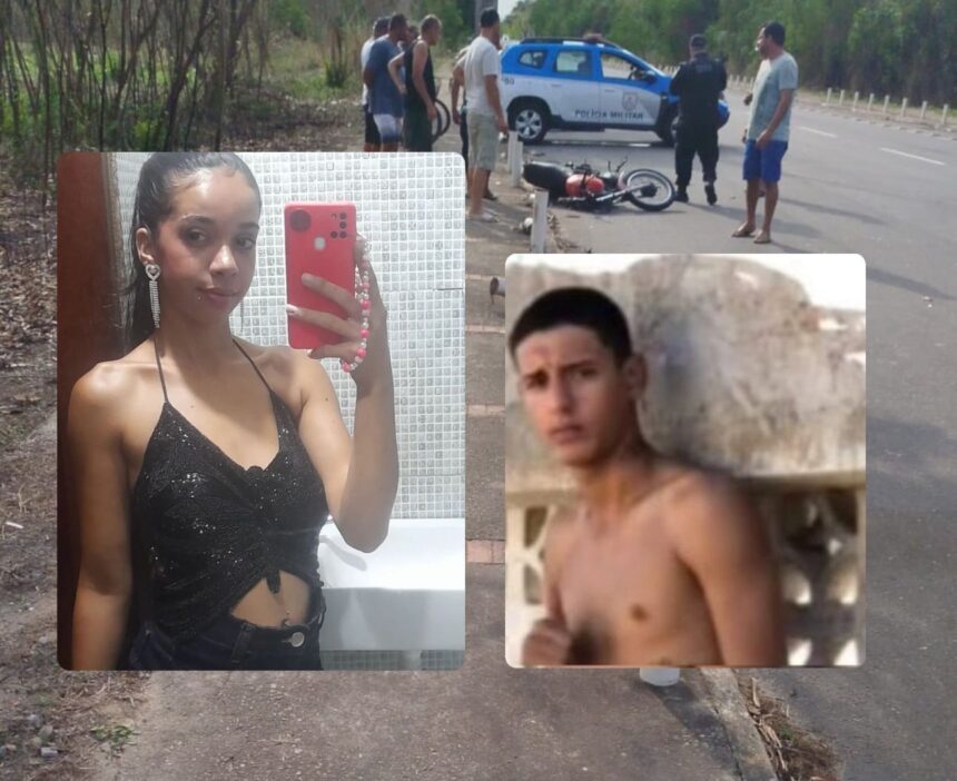 Jovem que acompanhava motociclista vítima fatal de acidente em Campos está grávida e segue internada em estado grave no HFM