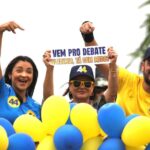 Em carreata de Madeleine, Carla Machado convoca: “Vem pro debate, Wladimir. Tá com medo?”