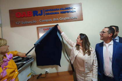 OAB inaugura Casa da Advocacia com oito escritórios digitais compartilhados, em Campos