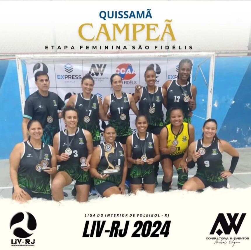 Quissamã conquista título da etapa feminina da Liga do Interior de Vôlei