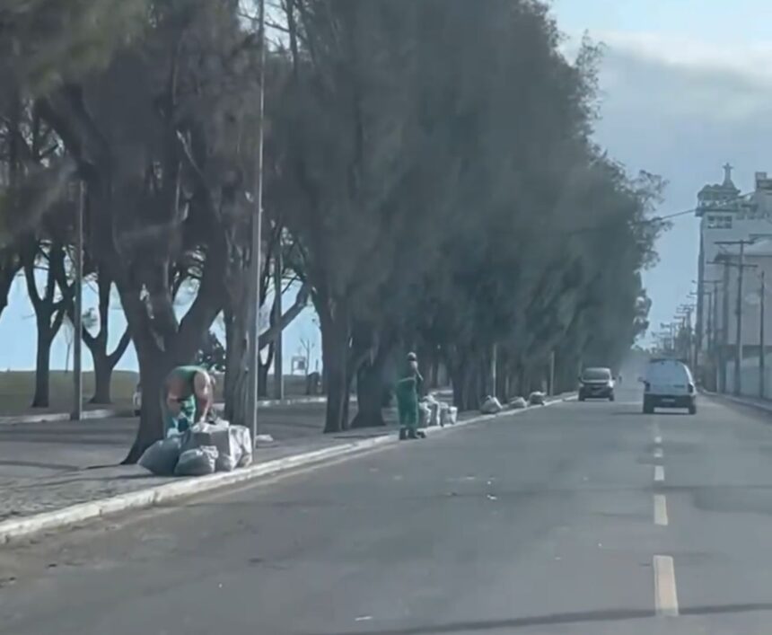 Após reportagem do Manchete RJ, Prefeitura de Campos adianta limpeza da orla do Farol
