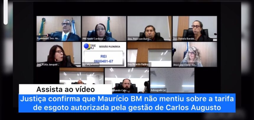 Justiça confirma por unanimidade que Carlos Augusto é o responsável pela taxa de esgoto