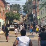 Protesto termina em confronto entre manifestantes e policiais em Itaperuna