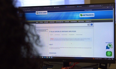 Segunda via da carteira de identidade pode ser solicitada pelo site do Detran.RJ, sem precisar sair de casa
