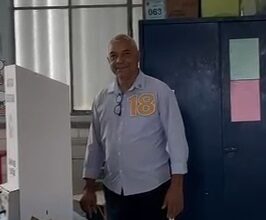 Fabrício Lírio vota em Campos e afirma que estará no segundo turno