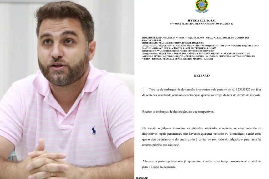 Wladimir desrespeita ordem da Justiça Eleitoral e não retira fake News da rede social