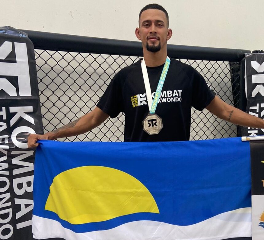 Em primeira competição fora do Brasil, quissamaense fica com a prata no Taekwondo