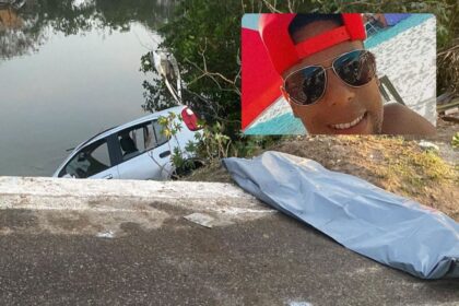 Campista morre após carro cair em valão, em Macaé